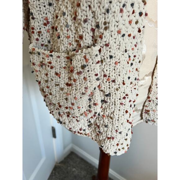Jessica Simpson Multicolor Open Knit Cardigan XS - Picture 4 of 10